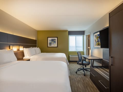 Standard Room, 2 Queen Beds | Premium bedding, in-room safe, desk, laptop workspace