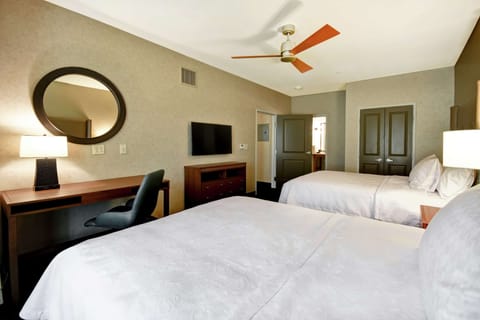 Suite, 2 Queen Beds, Accessible (Roll-in Shower) | In-room safe, desk, laptop workspace, blackout drapes
