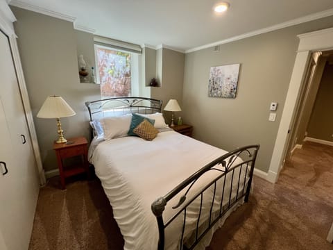 Basement bedroom. Lots of natural light.