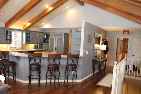 Kitchen/Entry way from dining area.