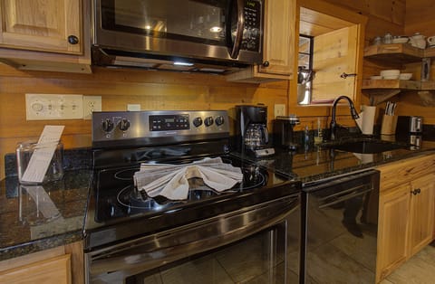 new black stainless appliances