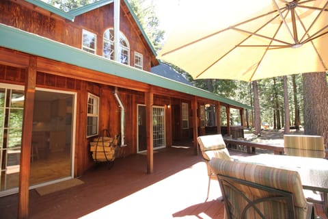 Backyard with gas grill, horseshoes for outdoor entertaining