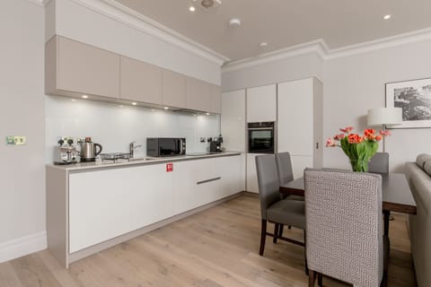 Superior Apartment, Castle View | Private kitchen | Fridge, microwave, stovetop, dishwasher