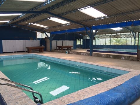 Indoor pool, outdoor pool