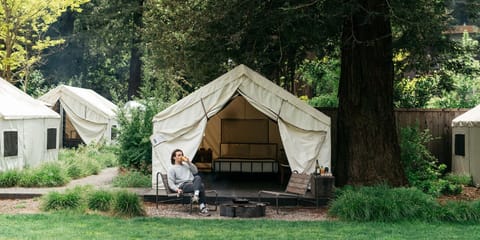 Luxury Tent | Premium bedding, memory foam beds, in-room safe, free WiFi