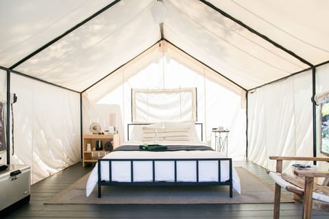 Luxury Tent | Premium bedding, memory foam beds, in-room safe, free WiFi