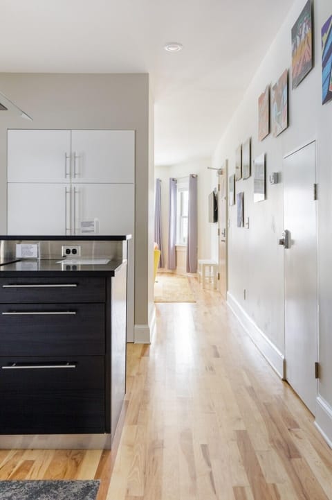 From the sunny bay window to the smooth cabinetry, every kitchen detail is curated for comfort and style.