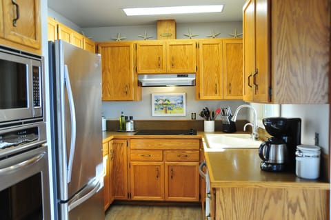 Kitchen fully stocked with all the tools you might need for a great meal