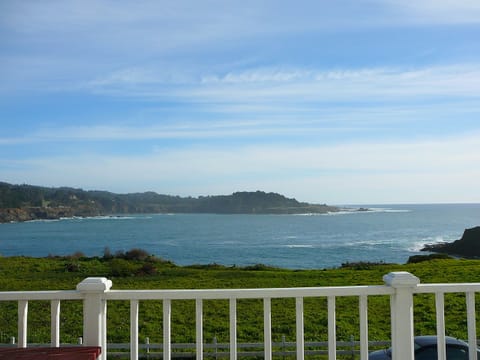 UNOBSTRUCTED BAY  VIEWS FROM THE SOUTHERN EXPOSURE DECK, PROTECTED FROM THE WIND