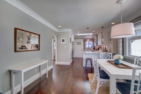 Open concept living keeps everyone together while doing different things. 