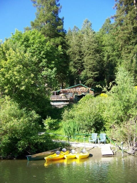 view of house from river