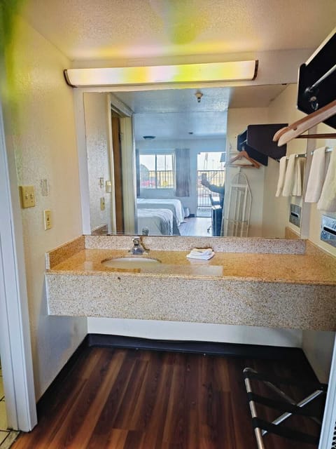 2 Queen Beds Accessible Non-Smoking | Bathroom | Free toiletries, hair dryer, towels