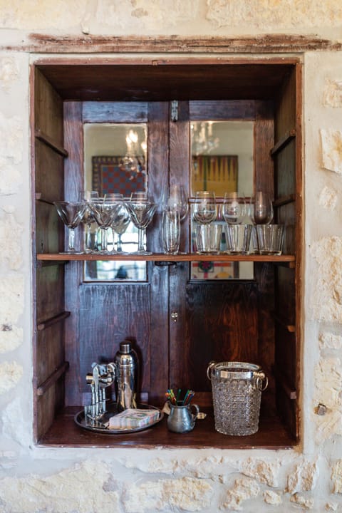 Bar area in billard room.