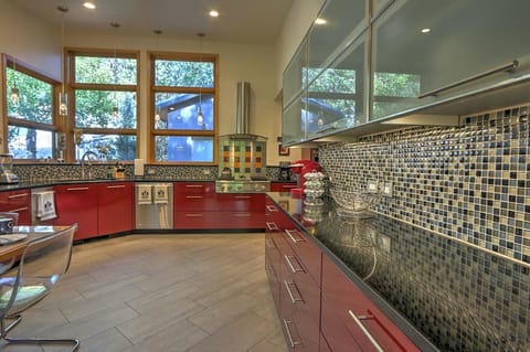 Modern kitchen with high end appliances