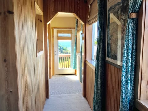 Hallway and entrance to apartment...looking West toward Ocean