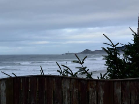 view North from deck