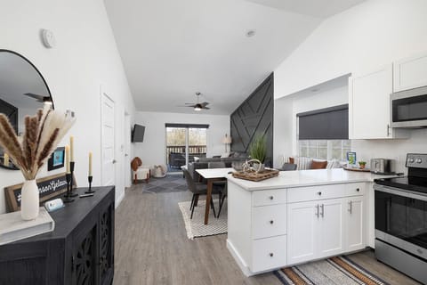 Fully stocked working kitchen