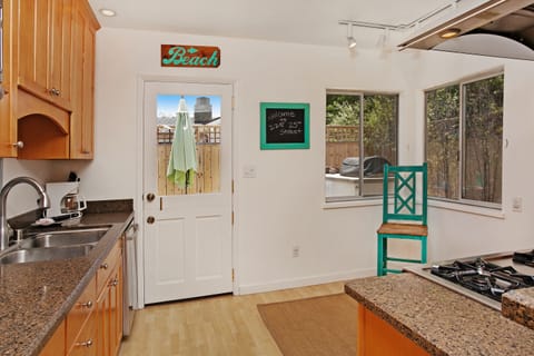 Backyard access with a dutch door