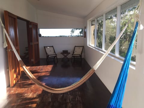 Veranda, master bedroom corner.
