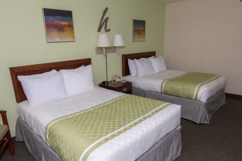 Standard Room, 2 Double Beds | Desk, iron/ironing board, free WiFi, bed sheets