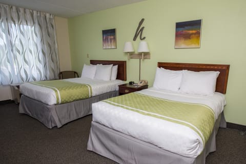 Standard Room, 2 Double Beds | Desk, iron/ironing board, free WiFi, bed sheets