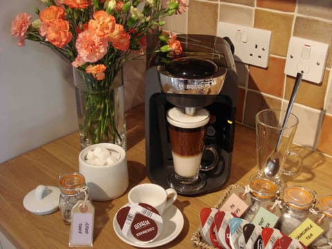 Welcome refreshments, Tassimo machine