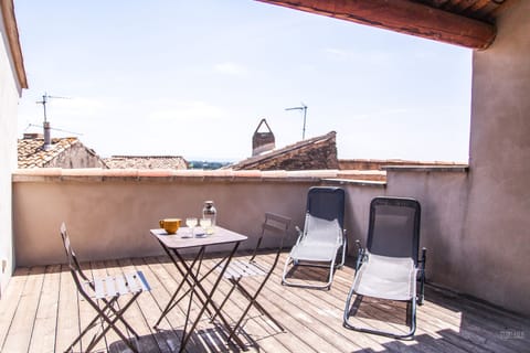 Master bedroom private terrace