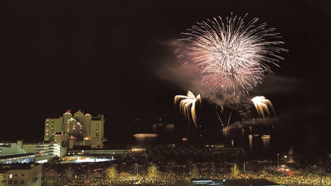Coeur d'Alene Resort famous fireworks- walking distance