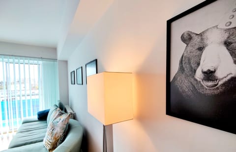 Premier Apartment | Living area | Flat-screen TV, table tennis