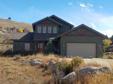 West side of the house