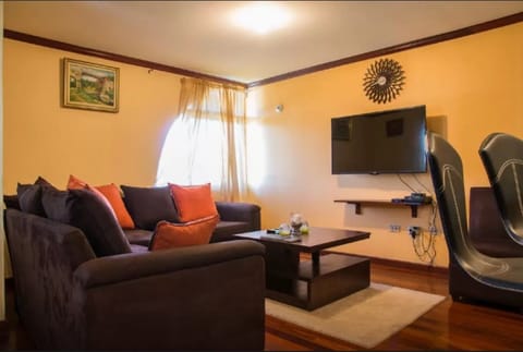 Standard Room, 1 Bedroom, Kitchen, City View | Living room | 50-inch flat-screen TV with cable channels, TV, video-game console