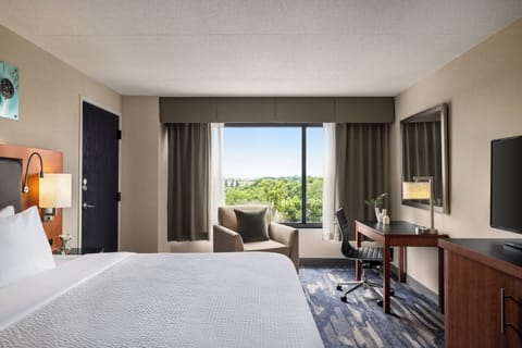 Premium bedding, pillowtop beds, desk, soundproofing