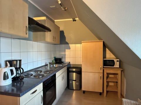 Classic Studio Suite | Private kitchen | Fridge, oven, dishwasher, cookware/dishes/utensils