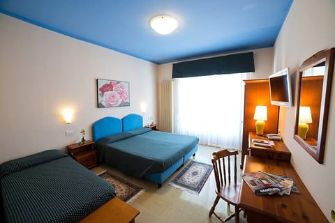 Superior Triple Room, Balcony | Down comforters, in-room safe, desk, free WiFi