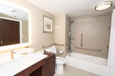 Suite, 1 King Bed, Accessible, Bathtub | Premium bedding, down comforters, in-room safe, desk