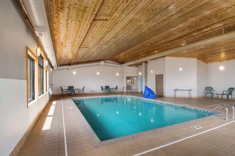 Indoor pool, open 8:00 AM to 11:00 PM, sun loungers