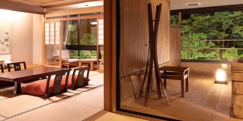 Japanese Style with Open-Air Bath(Tsuki) | Minibar, in-room safe, desk, free WiFi
