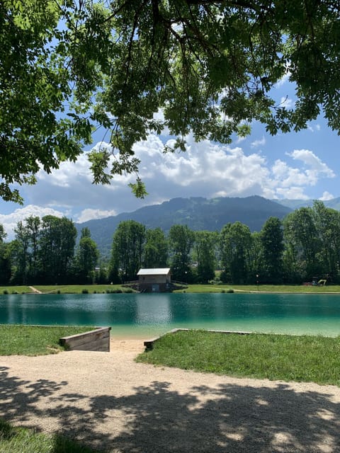 Swimming lake and beach - Lac Blu