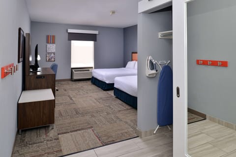 Room, 2 Queen Beds, Accessible, Bathtub | Premium bedding, in-room safe, iron/ironing board