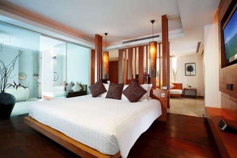 Pool Villa With Loft - Free Daily Minibar | Premium bedding, minibar, in-room safe, individually furnished