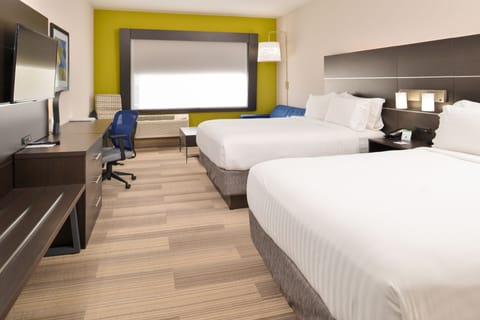 Room, Multiple Beds (& Sofa Bed) | Premium bedding, in-room safe, desk, blackout drapes