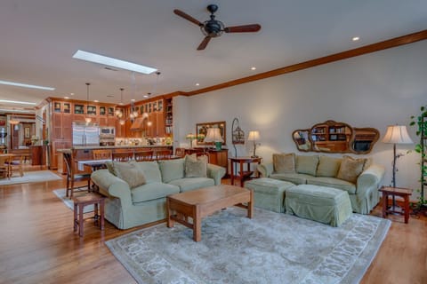 Great Room looking into Dining and Kitchen
