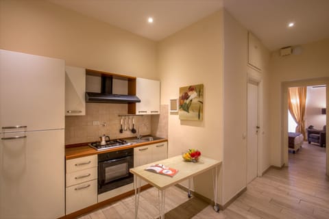 Apartment, 2 Bedrooms | Private kitchen | Fridge, espresso maker, coffee/tea maker, electric kettle