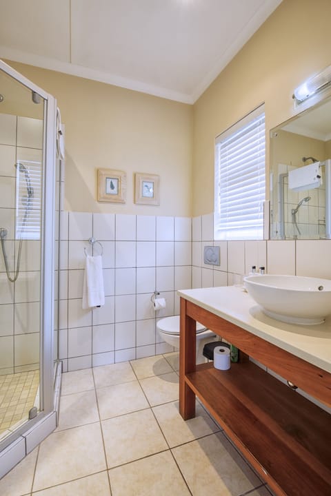 Deluxe Cottage | Bathroom | Free toiletries, hair dryer, bathrobes, towels