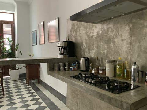 Gallery House, 2 Bedrooms | Private kitchen | Fridge, microwave, espresso maker, coffee/tea maker