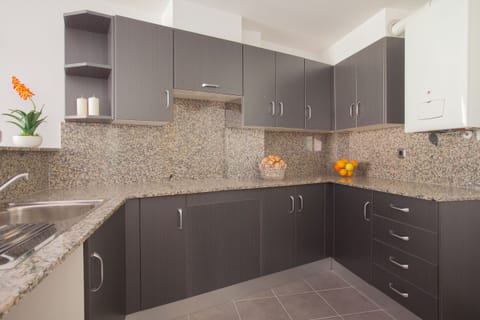 Apartment, 1 Bedroom | Private kitchen | Full-size fridge, microwave, oven, stovetop