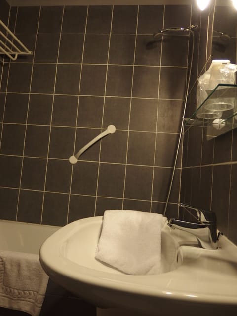 Free toiletries, hair dryer, towels