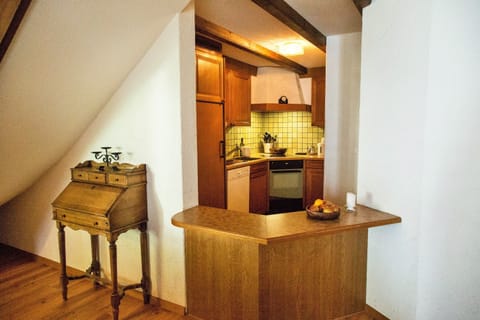 Well equipped kitchen.