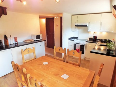 Kitchen and dining area