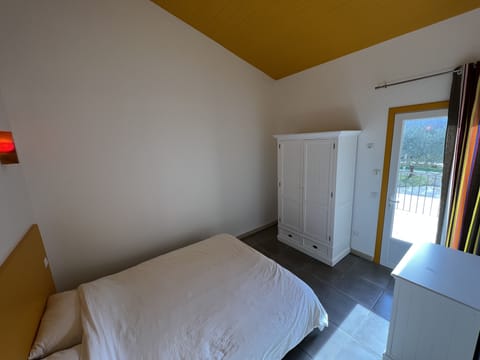 Bedroom with air conditioning
